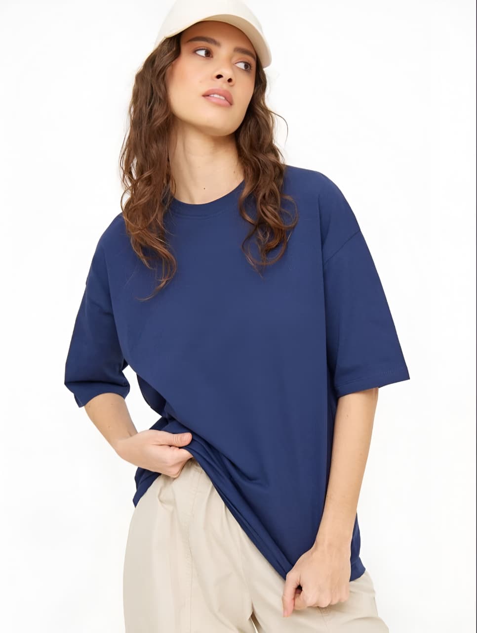 Soft Drape women drop tee