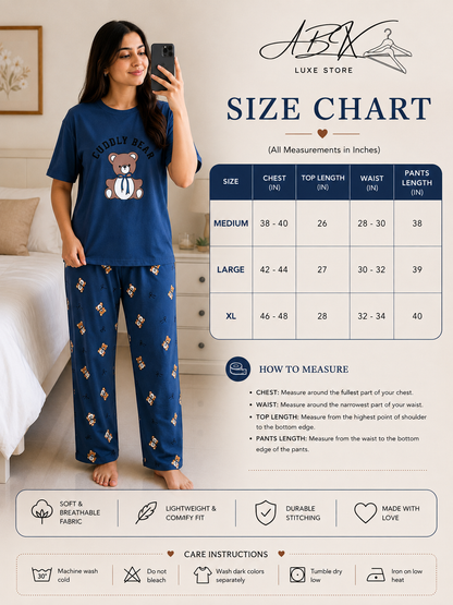 Cuddly Bear Comfort Pajama Set
