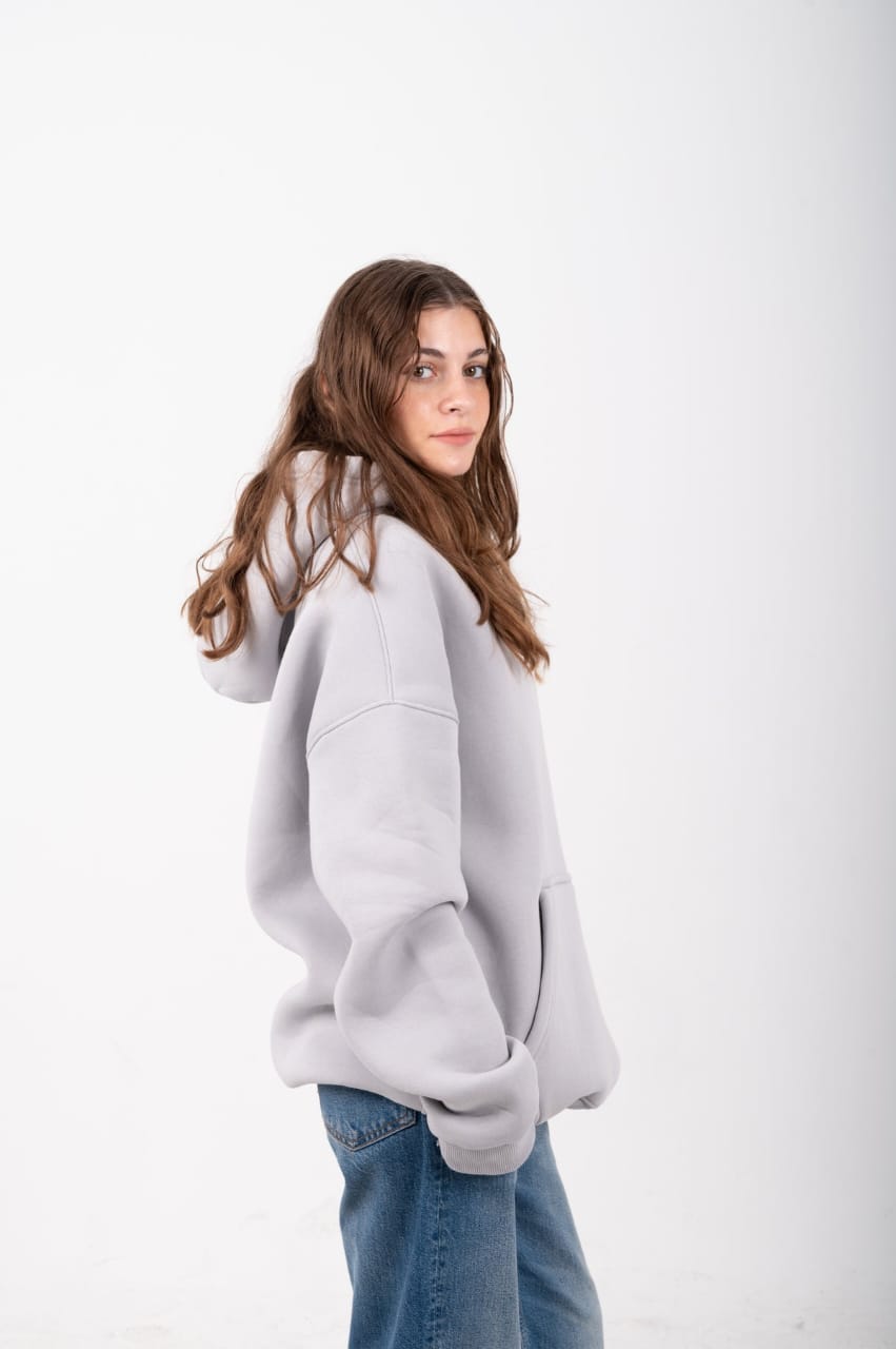 Hazel Grey Slate Cloud Women Hood