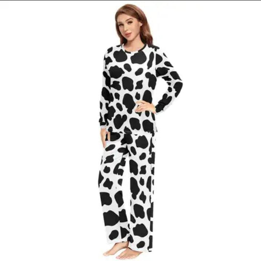 Cow Print Starlit Comfort  co-ord Set