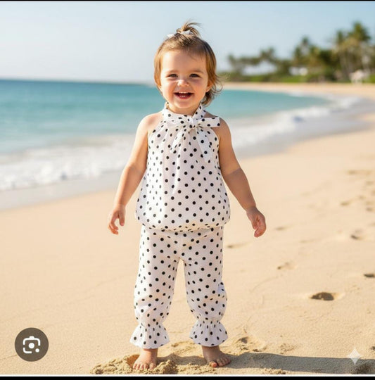 Polka Breeze Baby Set