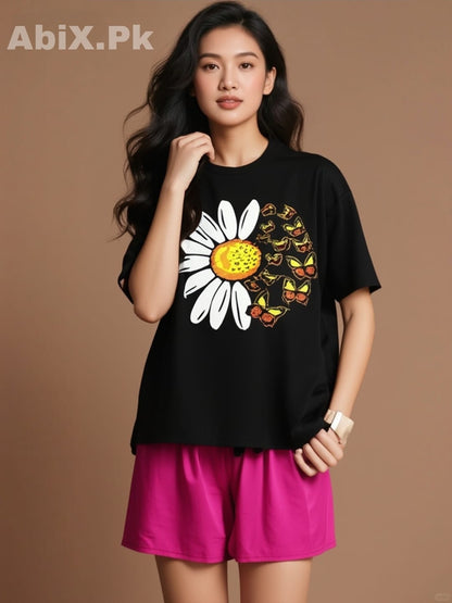 Smart Casual Flower print set