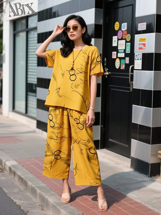 Black circle capri