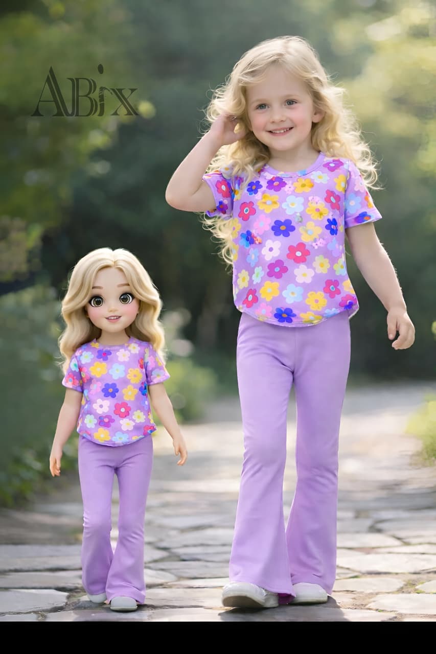 Sweet Flower Girls Outfit