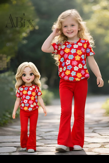 Sweet Flower Girls Outfit