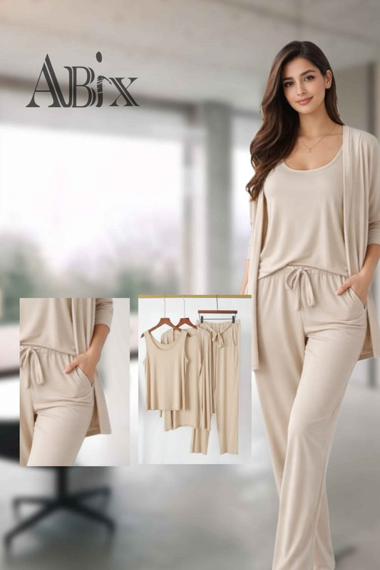 Pure Soft 3PC Women Nightwear