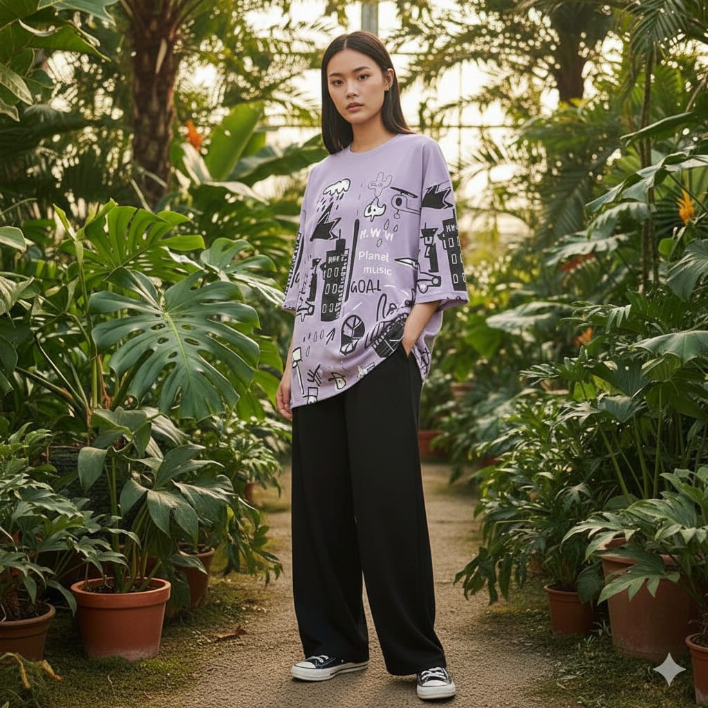 Silk & Funky style women Set