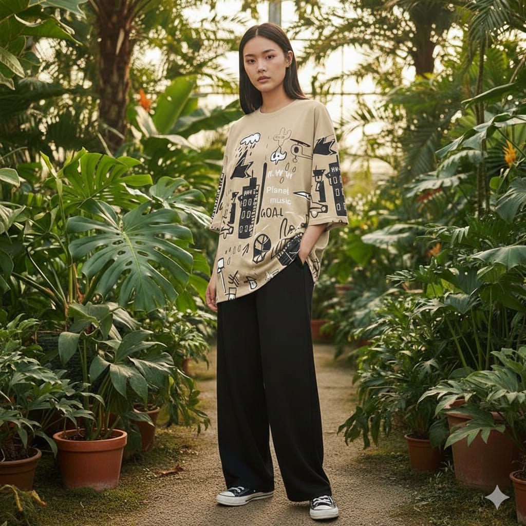 Silk & Funky style women Set
