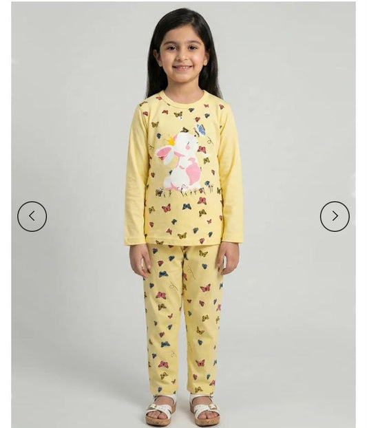 Yellow Butterfly kids full Sleeve